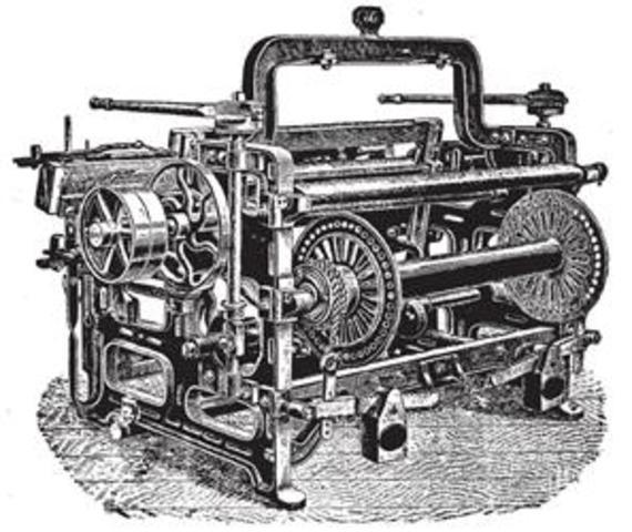 Edmund Cartwright invented a water powered loom