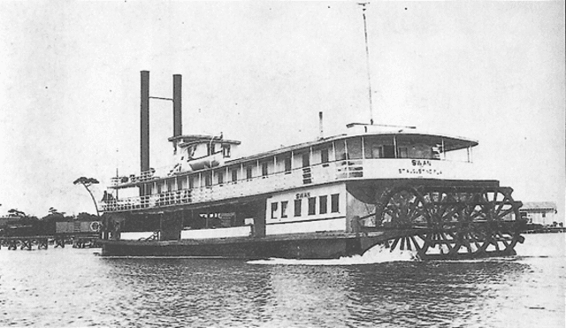 Robert Fulton builds the first paddle-wheel steamboat