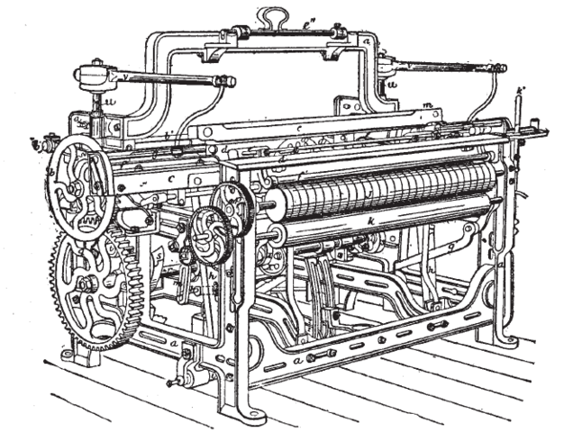 Edwards Cartwright invents the power loom
