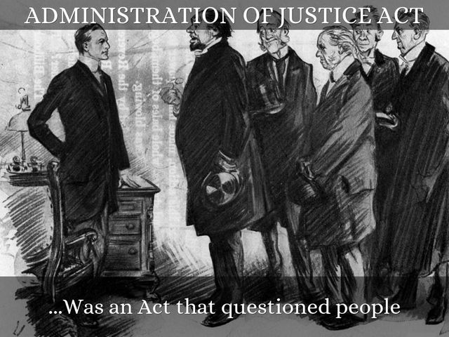 Administration of Justice Act