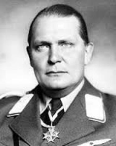 Hermann Goering is captured