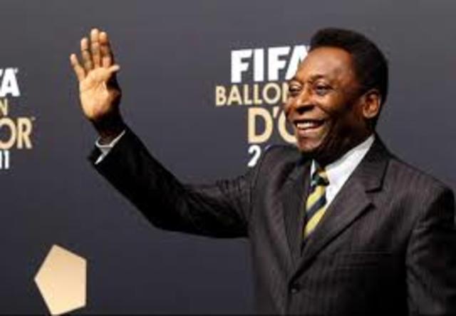 Pele still getting awards for his soccer career.