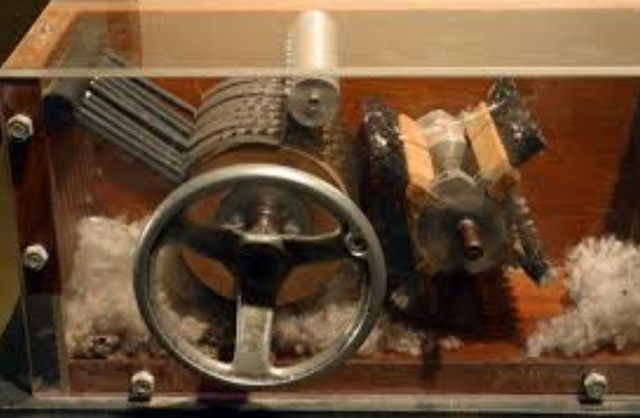Eli whitney patents the cotton gin