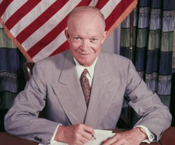 Eisenhower approves of NASA