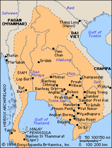 The Khmer gain power over Laos