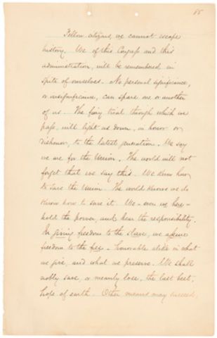 Second annual message