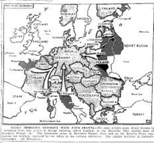 Germany and Italy's invasion of France