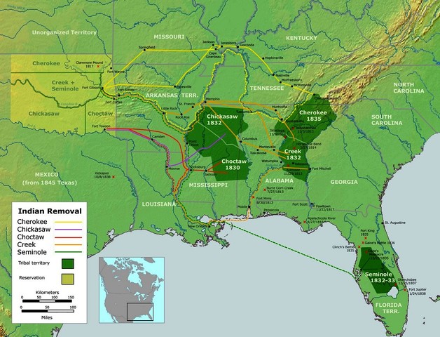 Cherokee sign treaty of remvol