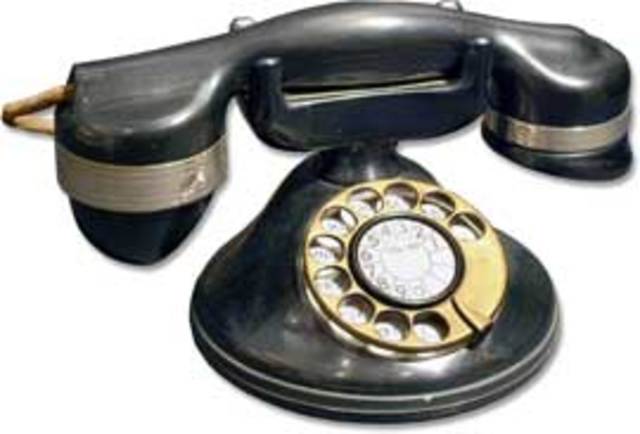 Round Base Rotary Dial Monophone