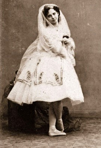 Pointe shoe danced on