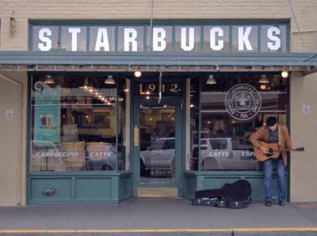 The first Starbucks