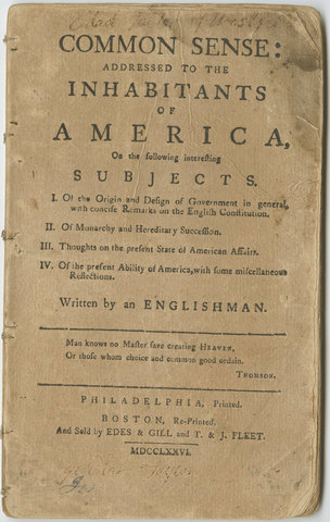 Common Sense Pamphlet