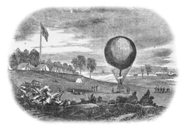 June 18, 1861 there was a strange shape in the sky in Washington.