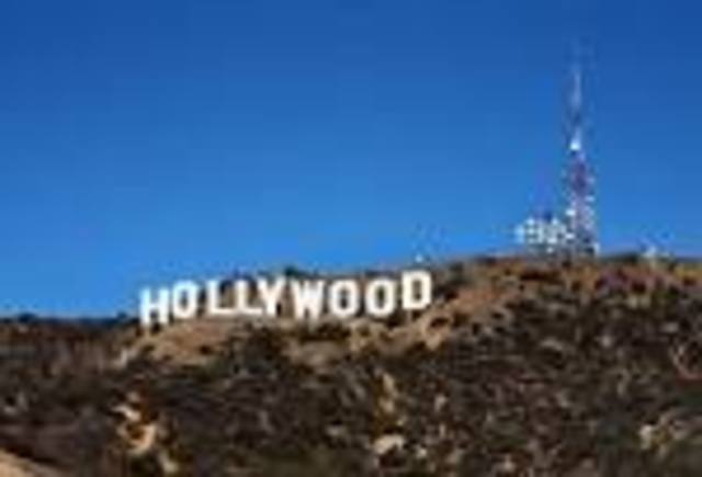 The Hollywood sign