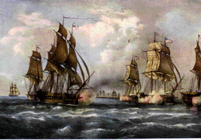 Breat Britain Defeated on Water