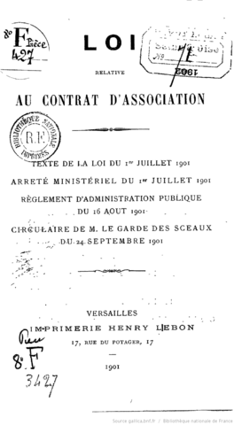 Loi sur la liberté d'association