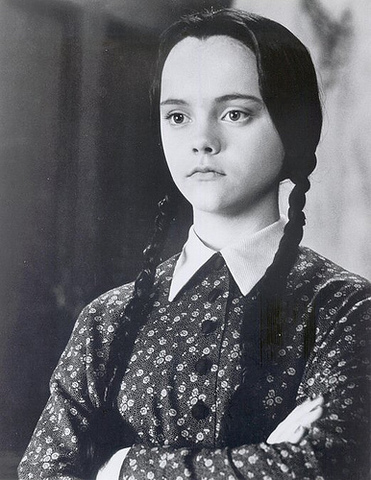 Wednesday Addams (Christina Ricci) in "The Addams Family".