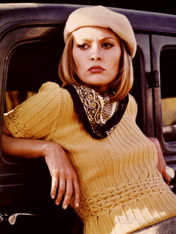 Bonnie Parker (Faye Dunaway) in "Bonnie and Clyde".