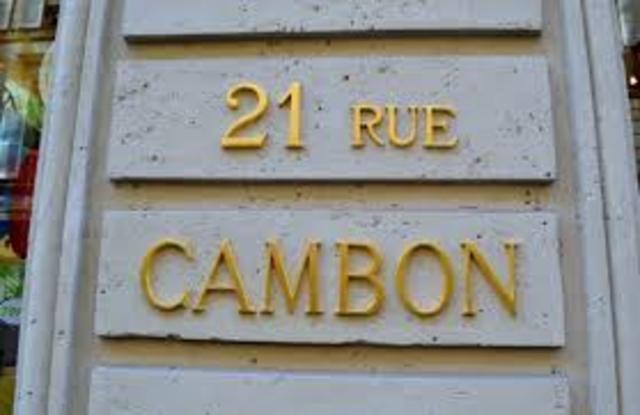 Chane's Shop at Rue Cambon