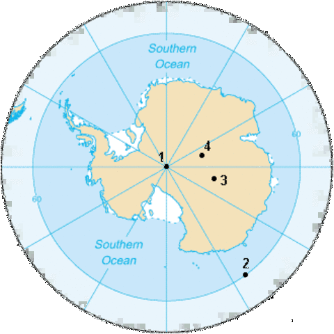 India collides with Asia and Antartica drifts over South pole