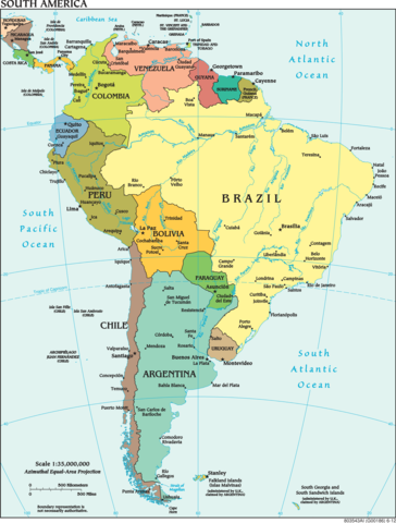 Start of South American Revolution