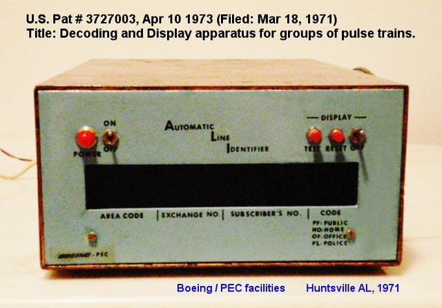 Called ID Is Invented