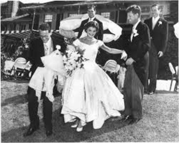 John married Jacqueline Lee Onassis