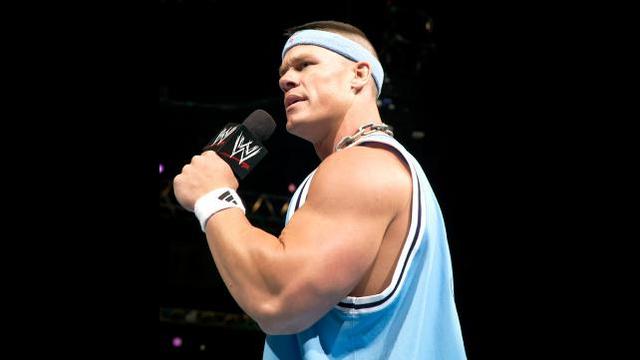 John Cena rapped as well as smashing foes
