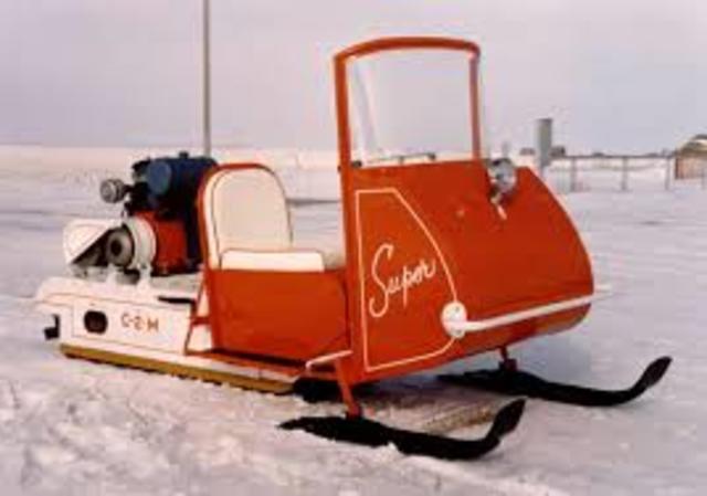 The first Snowmobile