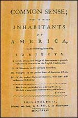 Thomas Paine Writes Common Sense