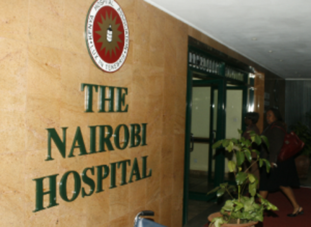 Charles Visits Nairobi Hospital