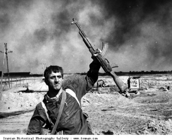 The Iran-Iraq war ended with Iran surrendering.