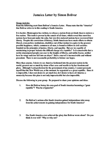 Jamica Letter     DC