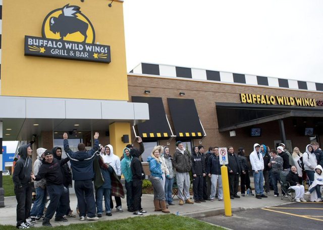 Opens up in restuarant in Canada.