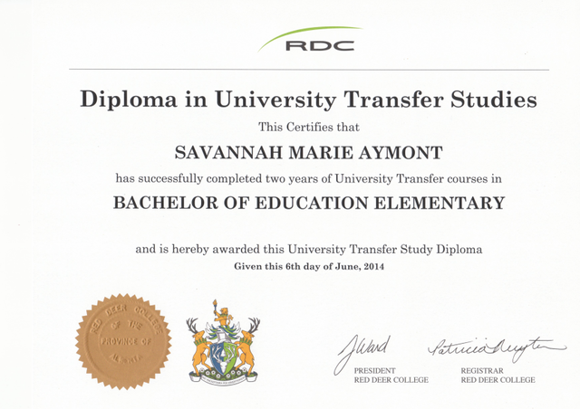 Diploma in University Transfer Studies