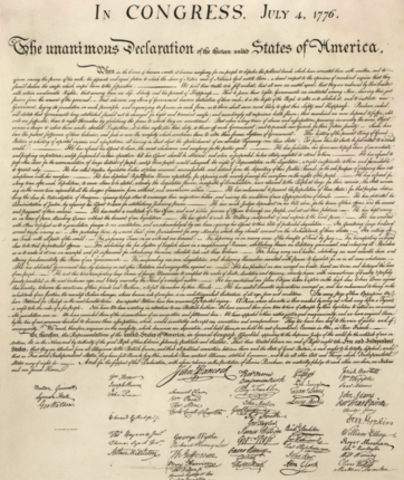 Declaration of independence