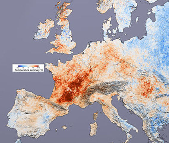 OLA DE CALOR EN EUROPA