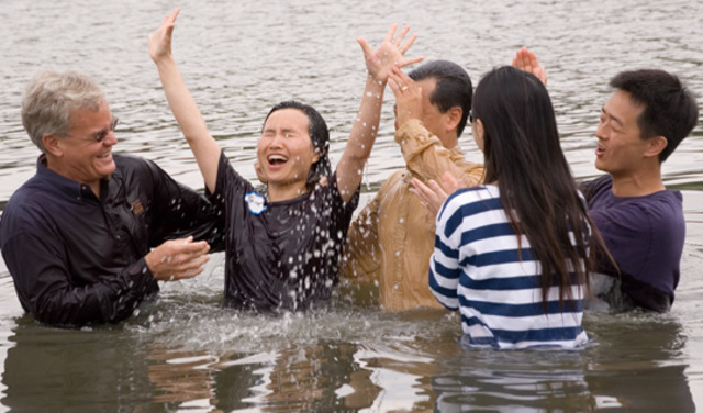 Elizabeth Gets Baptised.