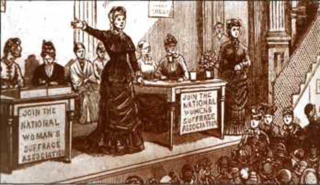 The first women's rights convenction in the United States