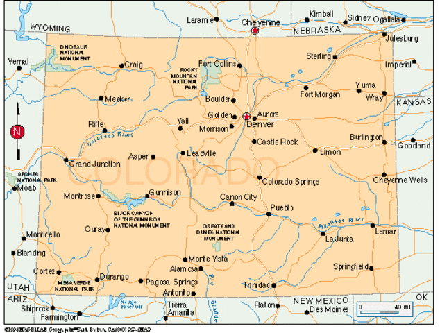 Colorado becomes a state