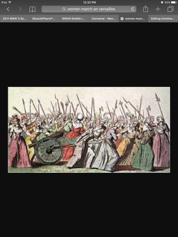 Women March to Versailles