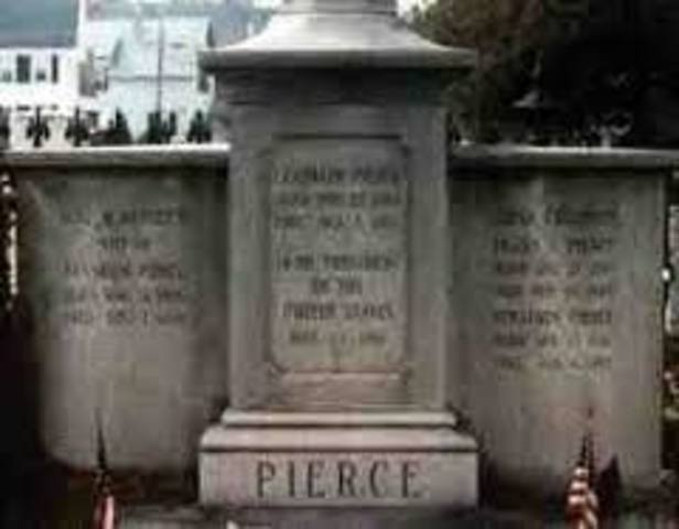 Franklin peirce dies