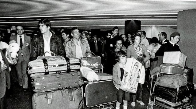 PORTUGUESE RETURN FROM COLONIES OF AFRICA