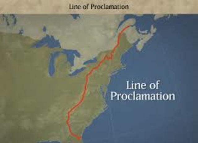 The Proclimation Line Of 1763