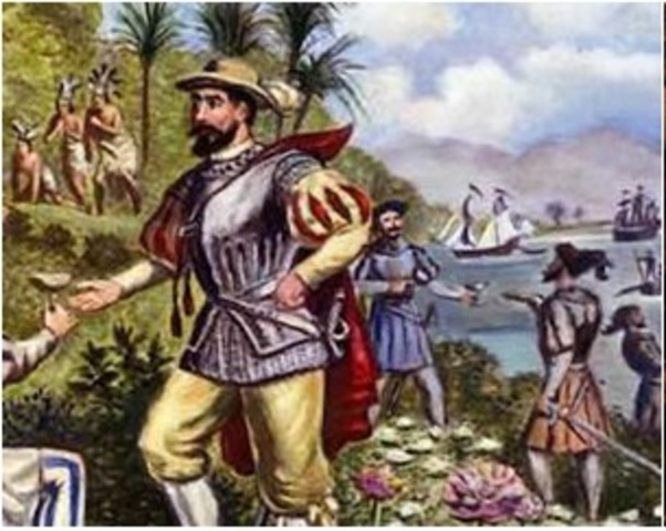 Ponce goes to the "New World" with Columbus.