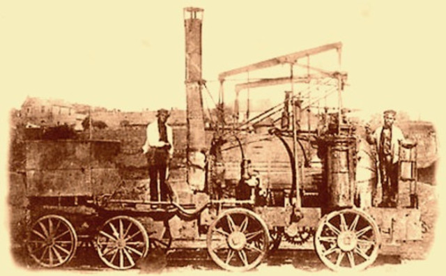 Primera Locomotora a Vapor (Món)