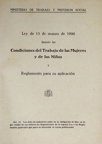 Primera llei de caire social (Espanya)