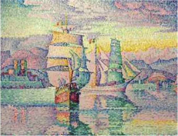 "Antibes'i sadam" P.Signac