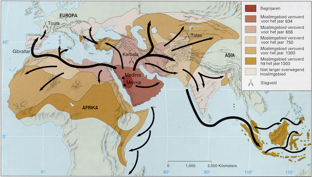 Expansie islam viel stil: oorlog tussen Sjieten en Soennieten