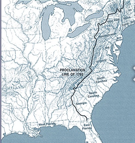 The Proclamation Line of 1763